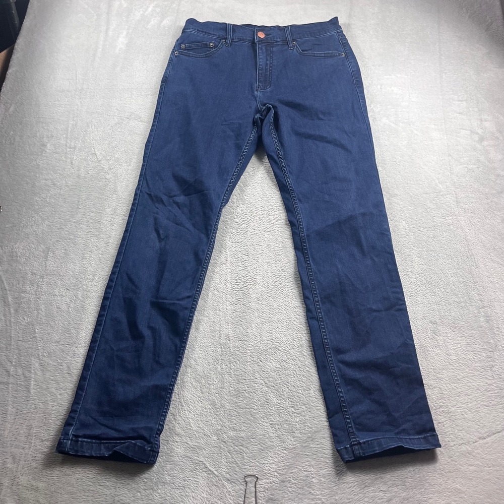 Mugsy Jeans Studio Blues Mens Indigo Straight‎ Leg Stretch Denim Jeans 32x30